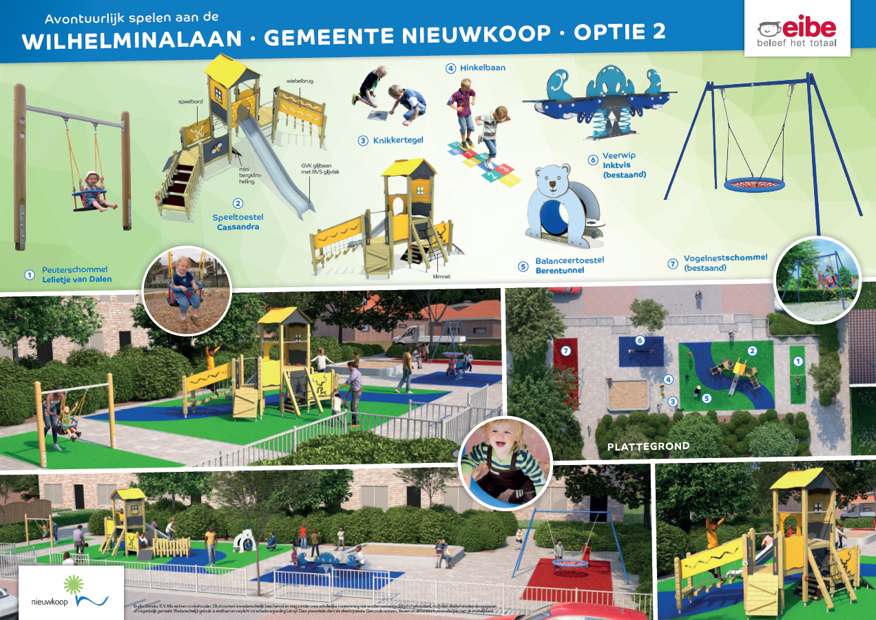 Afbeelding avontuurlijk spelen Wilhelminalaan